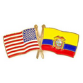 USA & Ecuador Flag Pin